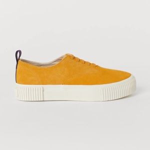 EYTYS X H&M yellow suede sneakers 42  9